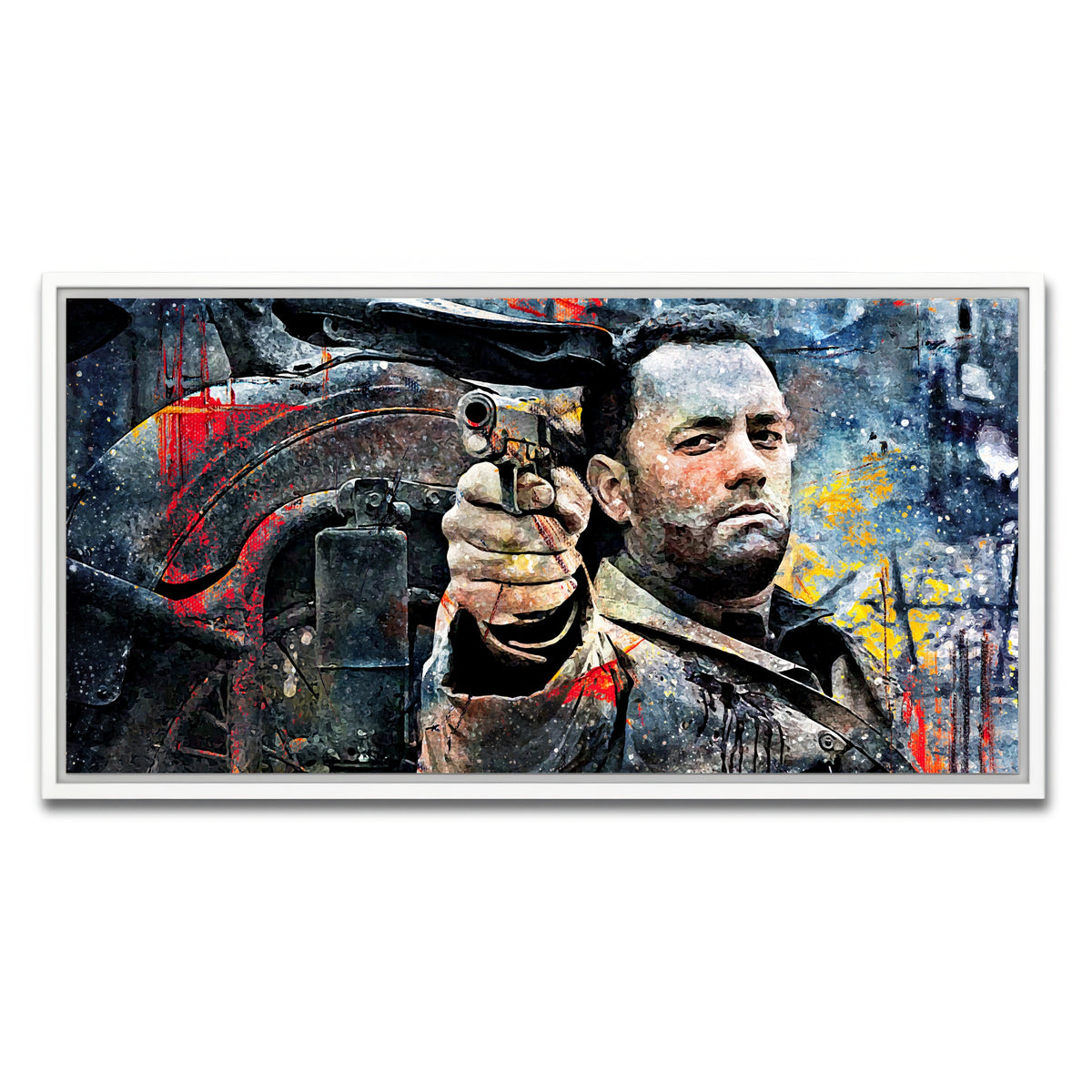 AUTO-MOCKUP WHITE | Captain Miller | 1 Piece | White Framed Canvas | group=2x1