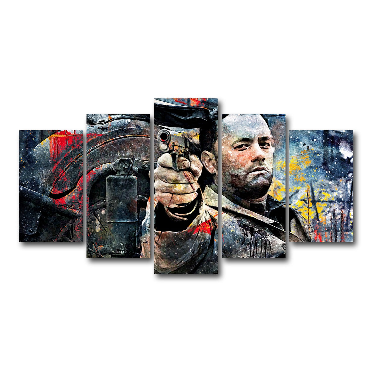 AUTO-MOCKUP WHITE | Captain Miller | 5 Piece | Gallery Wrap Canvas | group=5_normal