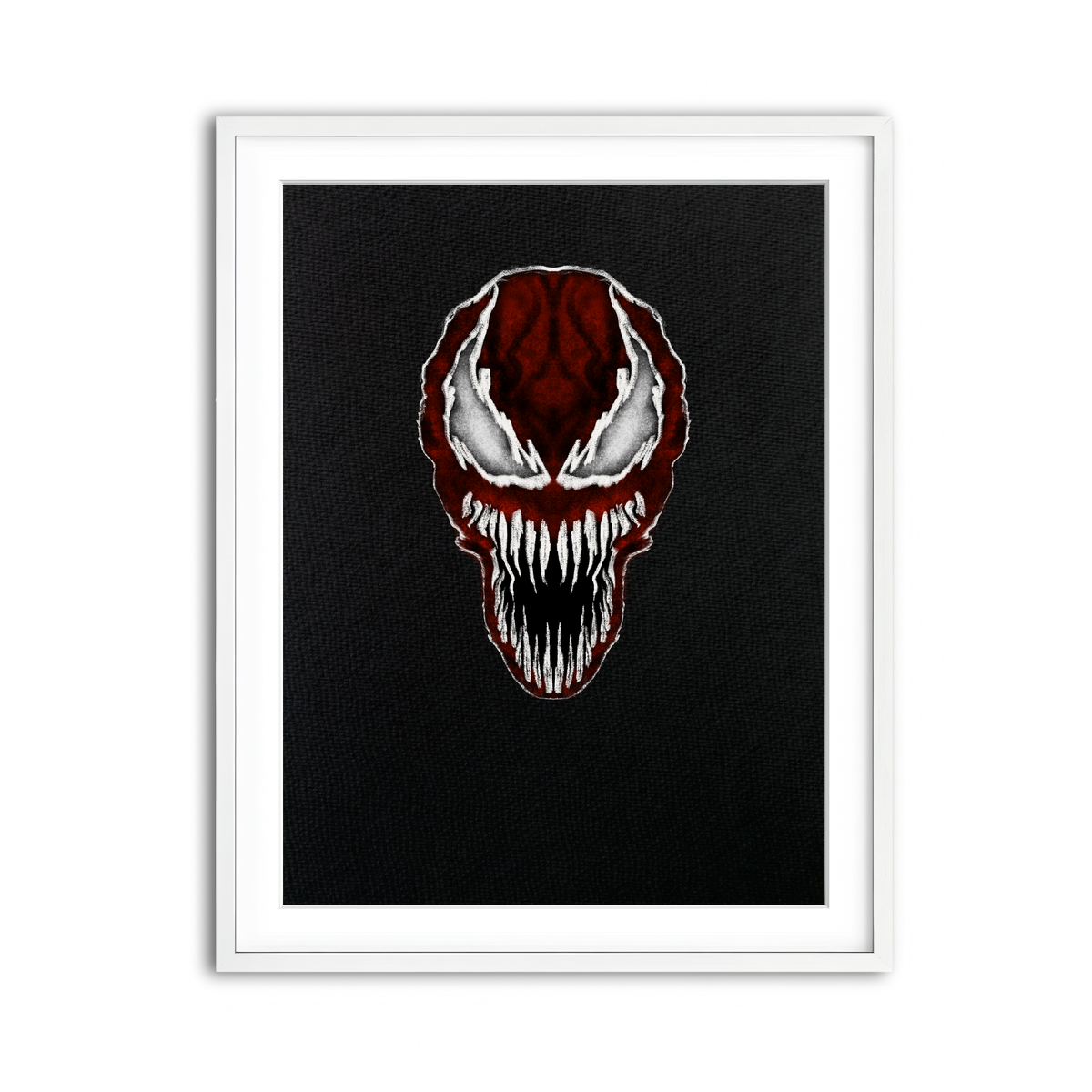 Framed Print 3x4 White