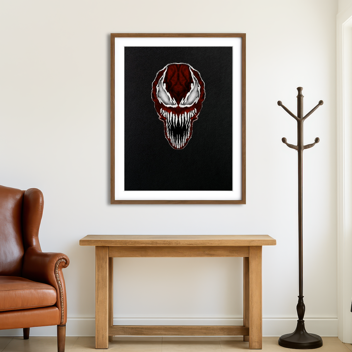 AUTO-MOCKUP ROOM | Carnage Head Wall Art
