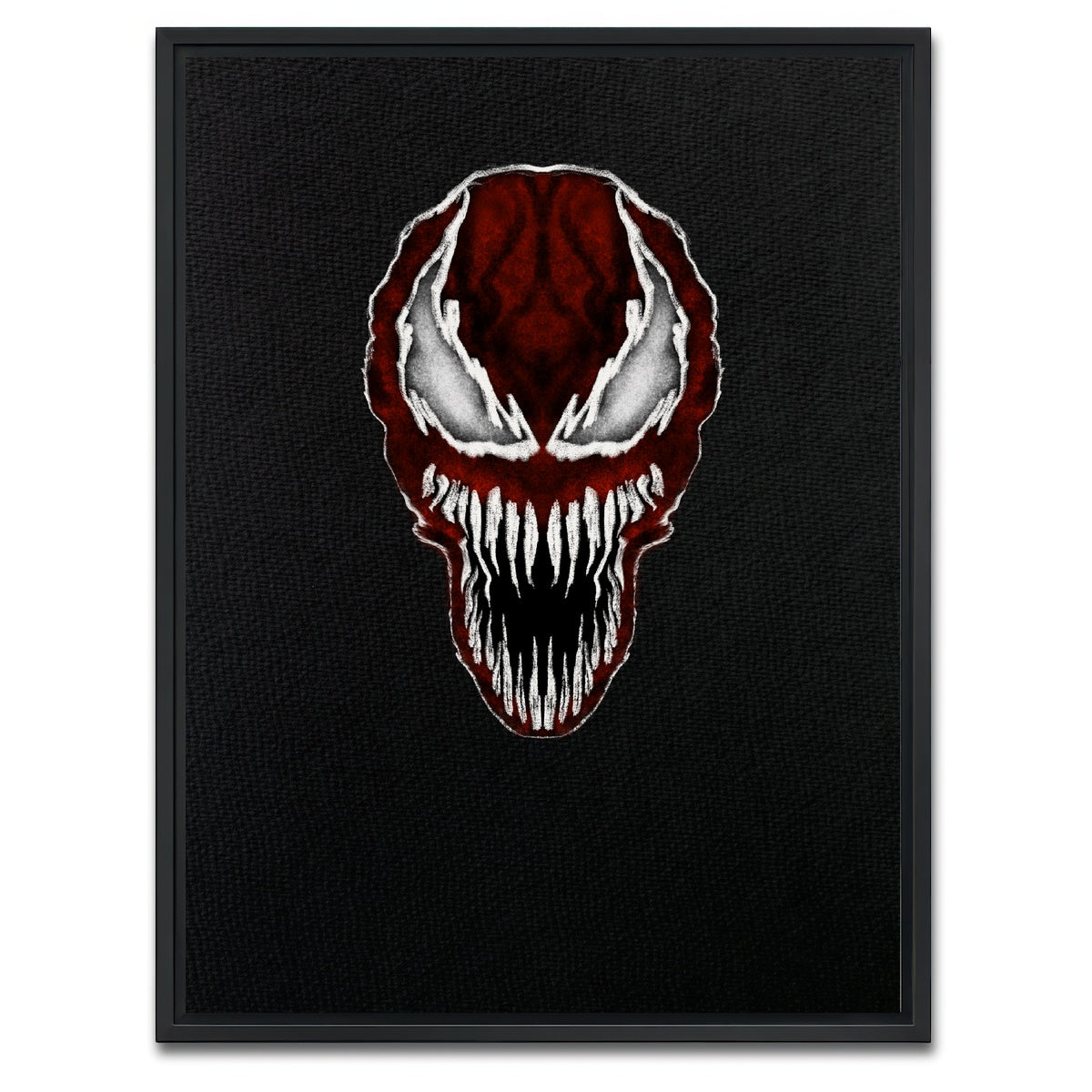 AUTO-MOCKUP WHITE | Carnage Head | 1 Piece | Black Framed Canvas | group=3x4