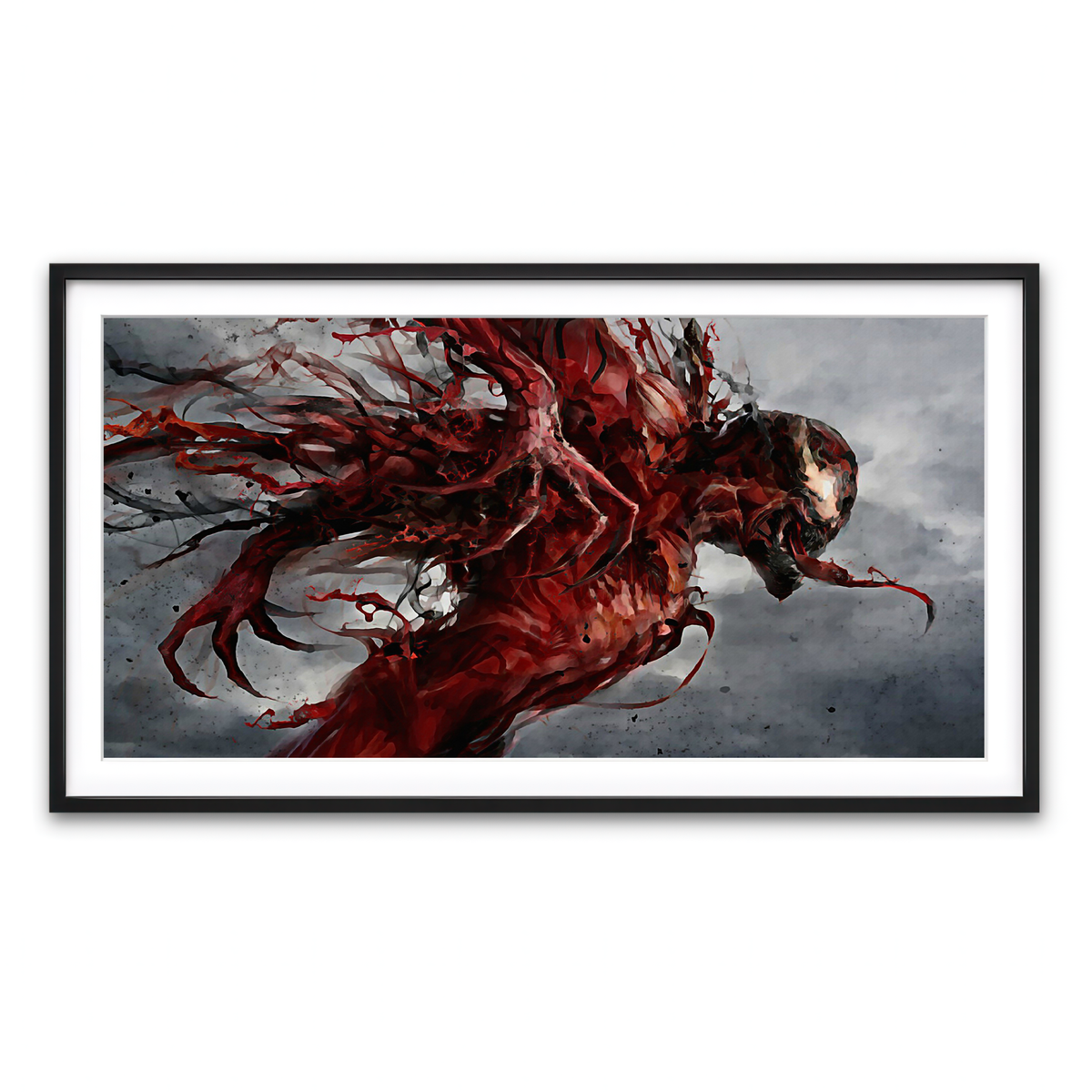 Framed Print 2x1 Black