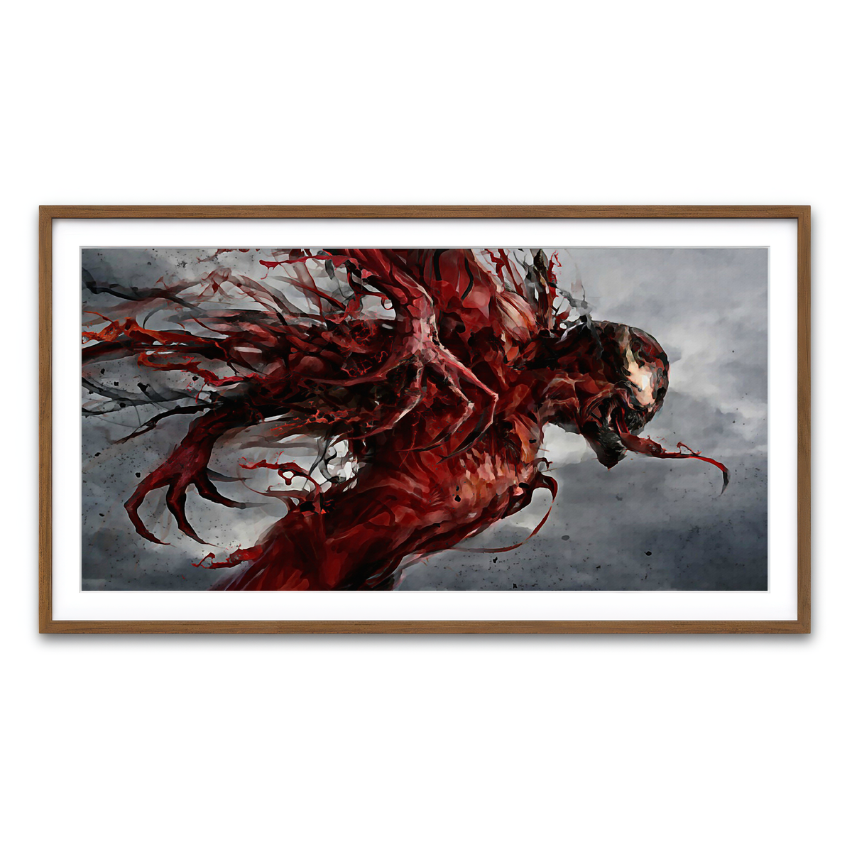 Framed Print 2x1 Walnut