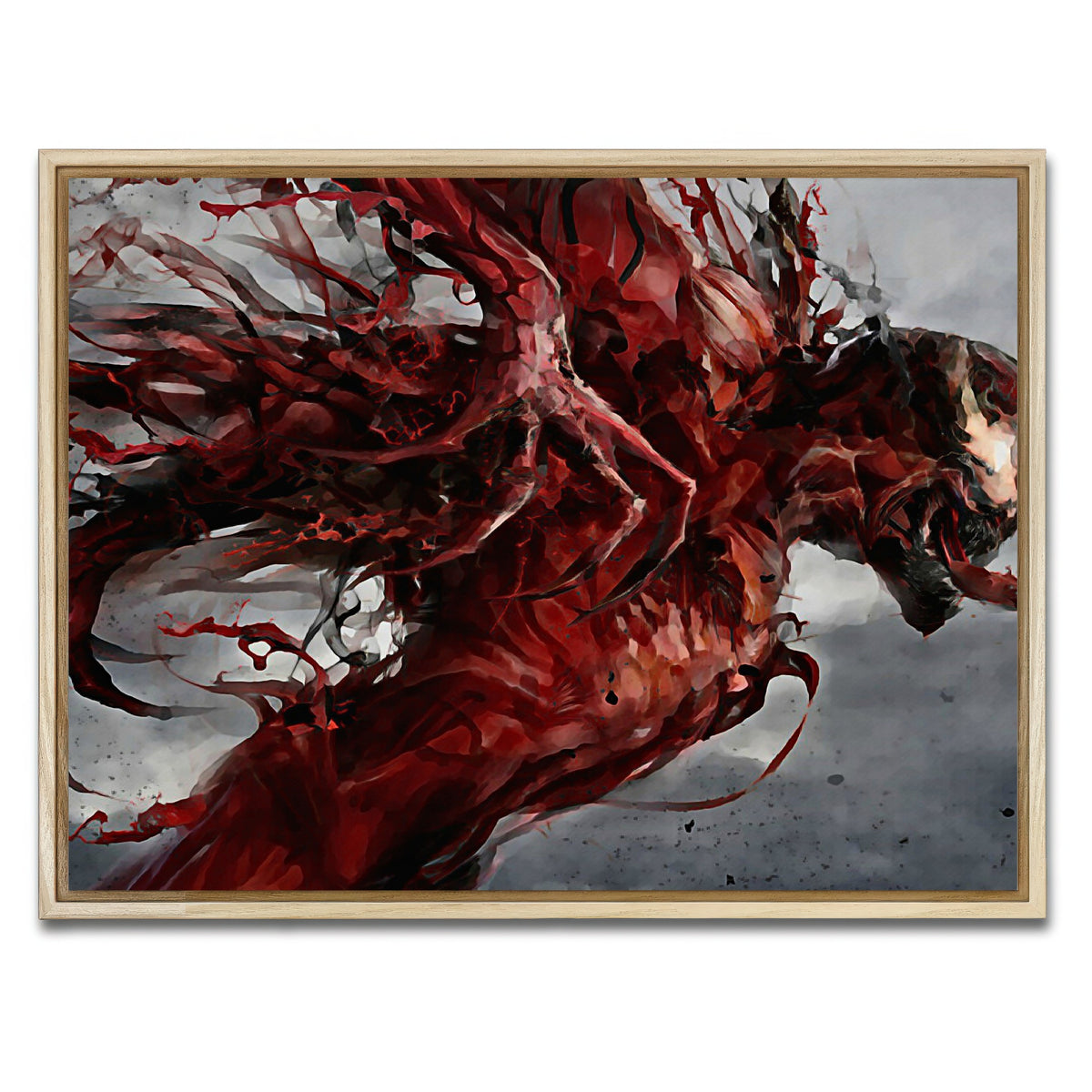 AUTO-MOCKUP WHITE | Carnage | 1 Piece | Natural Framed Canvas | group=4x3