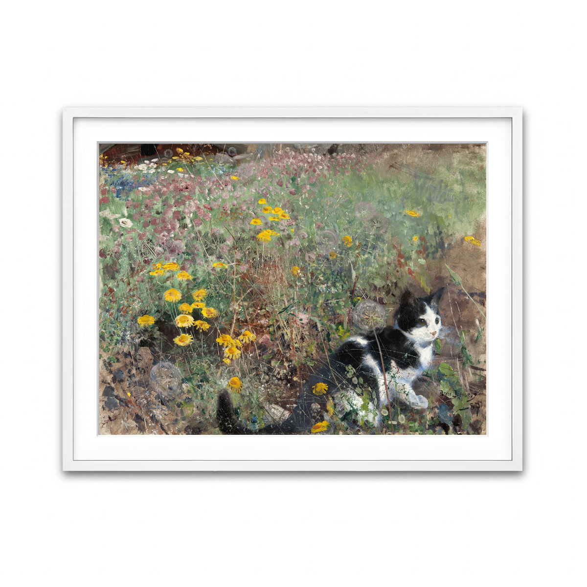 Framed Print 4x3 White