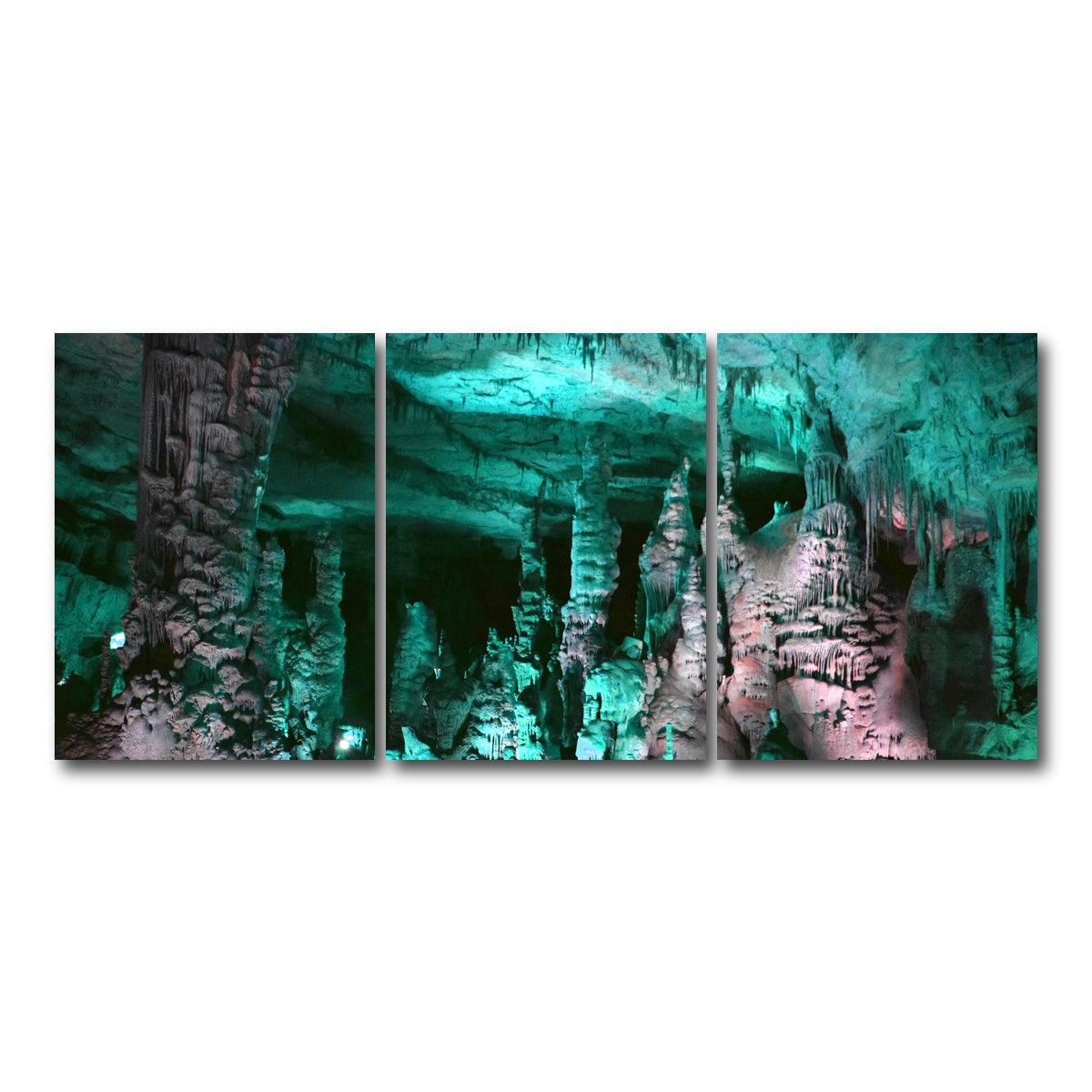 AUTO-MOCKUP WHITE | Cathedral Caverns | 3 Piece | Gallery Wrap Canvas | group=18x24
