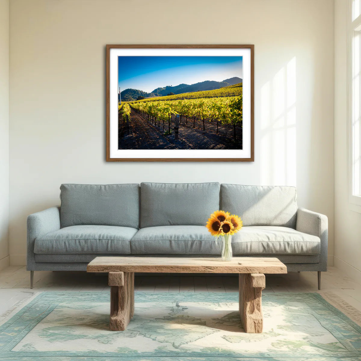 Central California Vineyard Wall Art