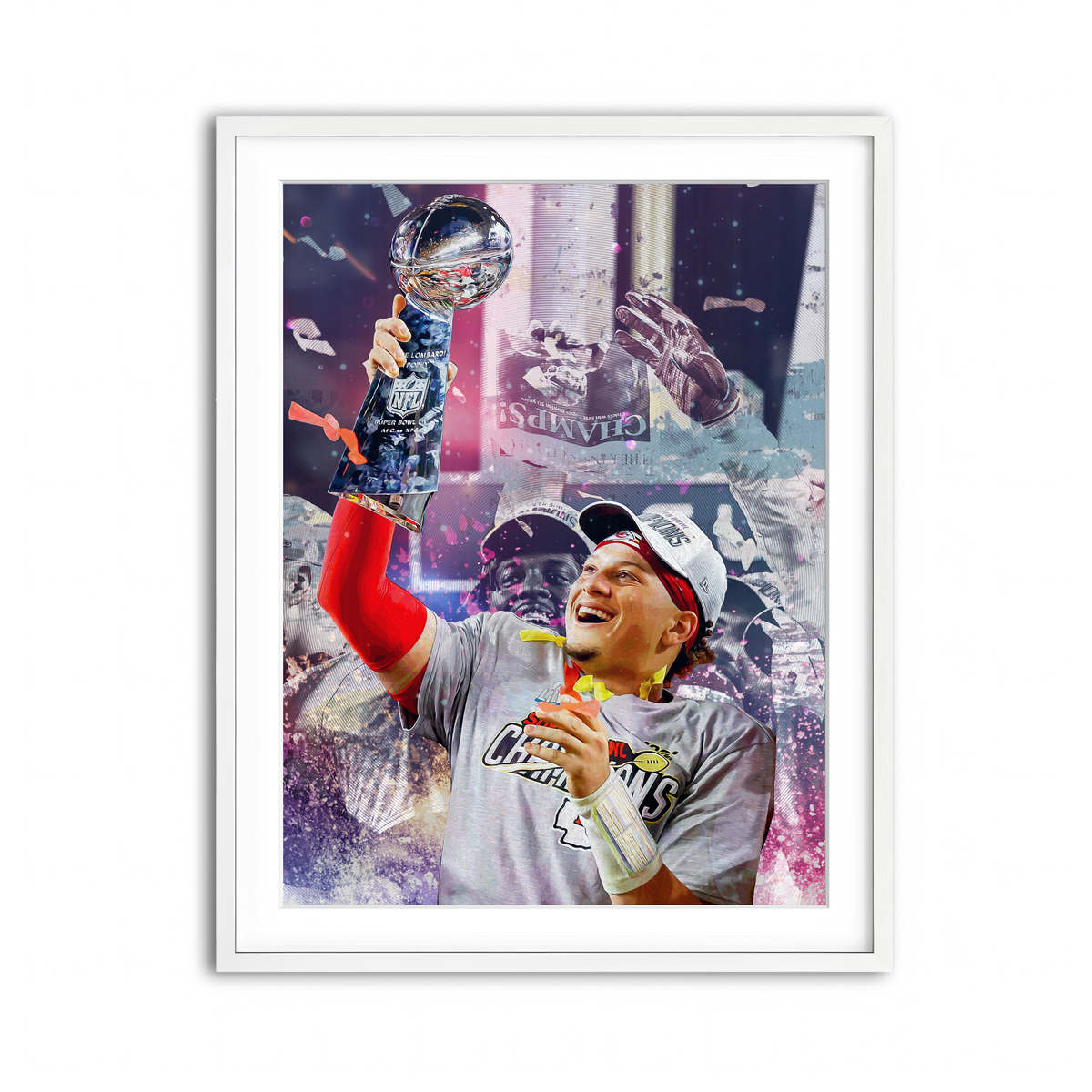 Framed Print 3x4 White