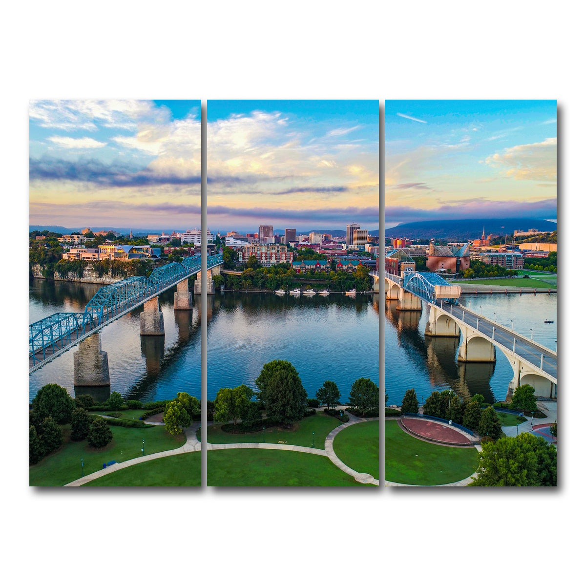 AUTO-MOCKUP WHITE | Chattanooga | 3 Piece | Gallery Wrap Canvas | group=8x18