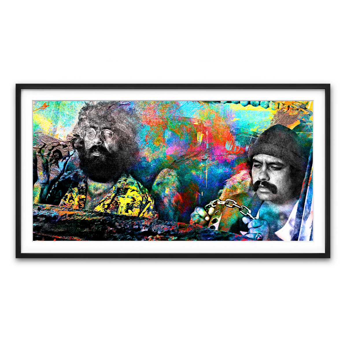 Framed Print 2x1 Black