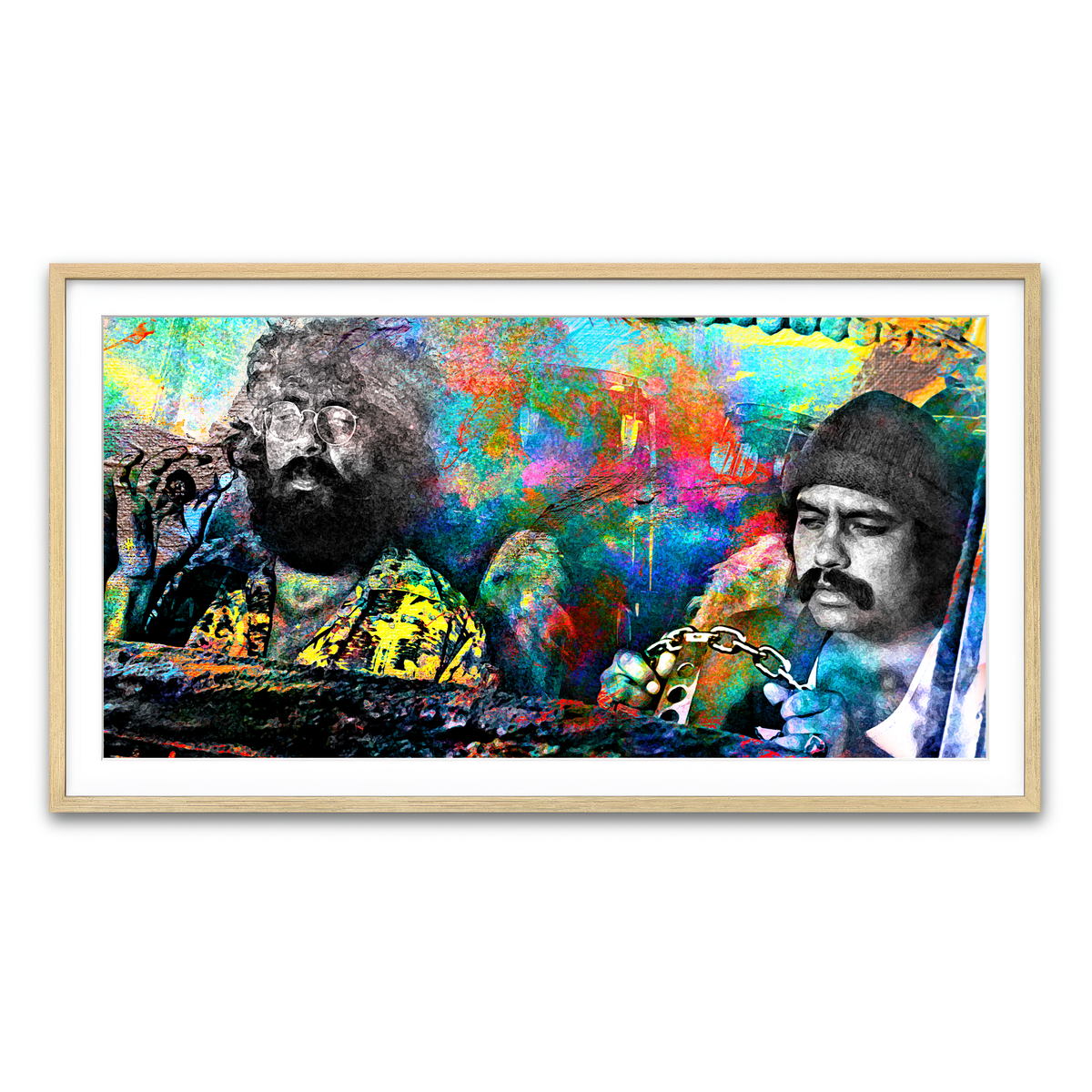 Framed Print 2x1 Natural