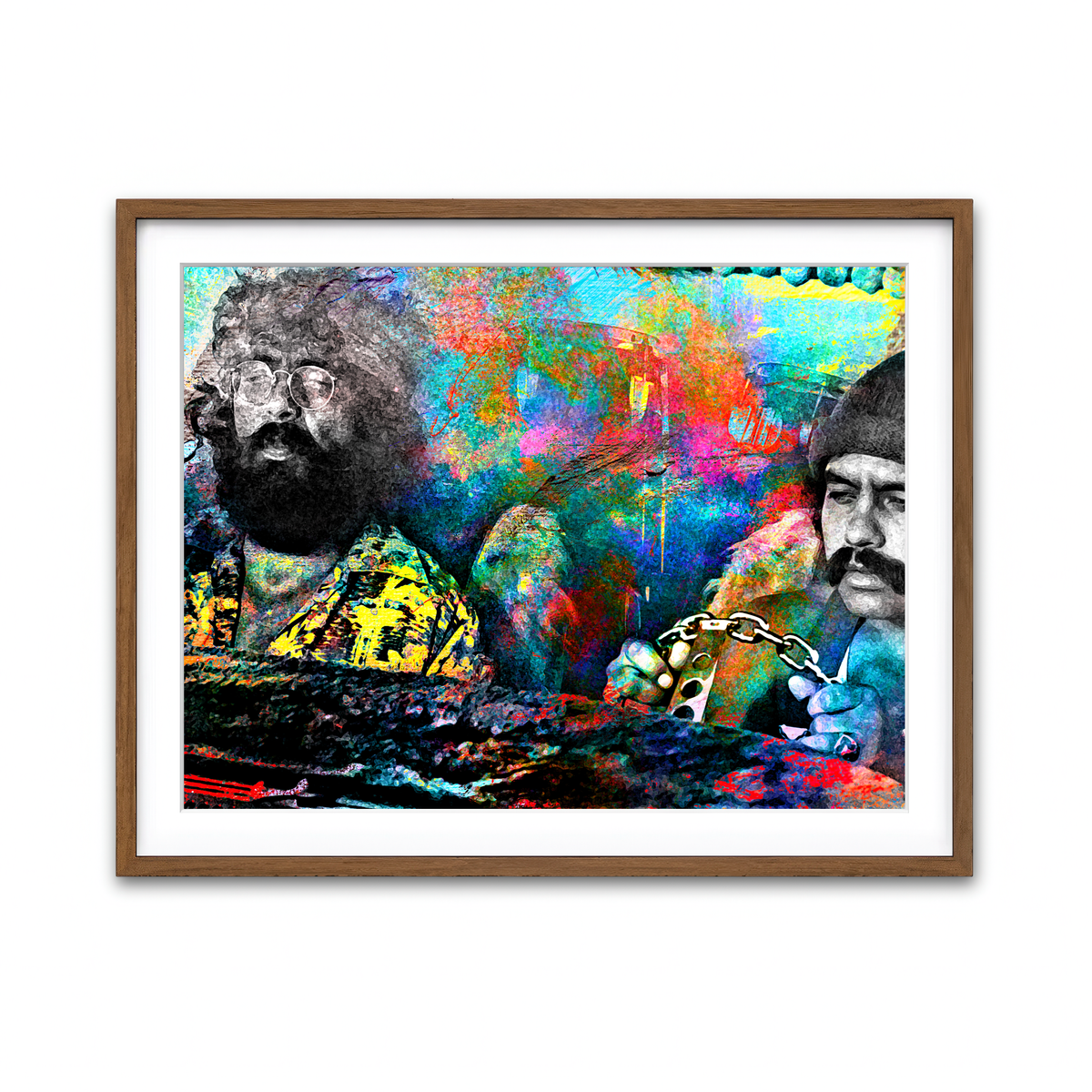 Framed Print 4x3 Walnut