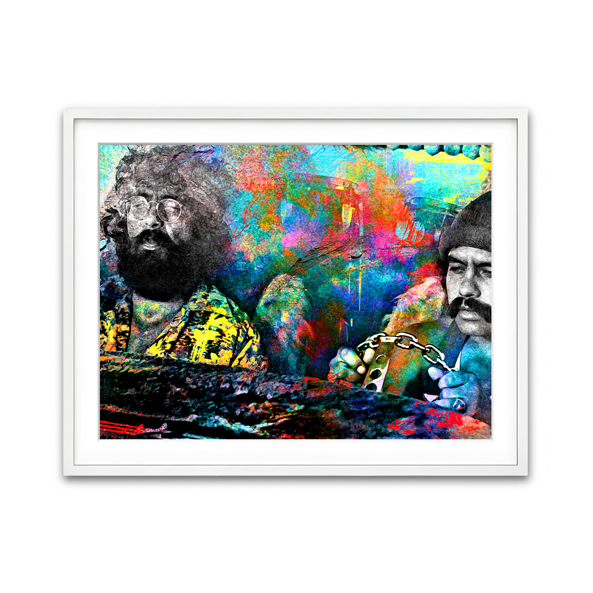 Framed Print 4x3 White