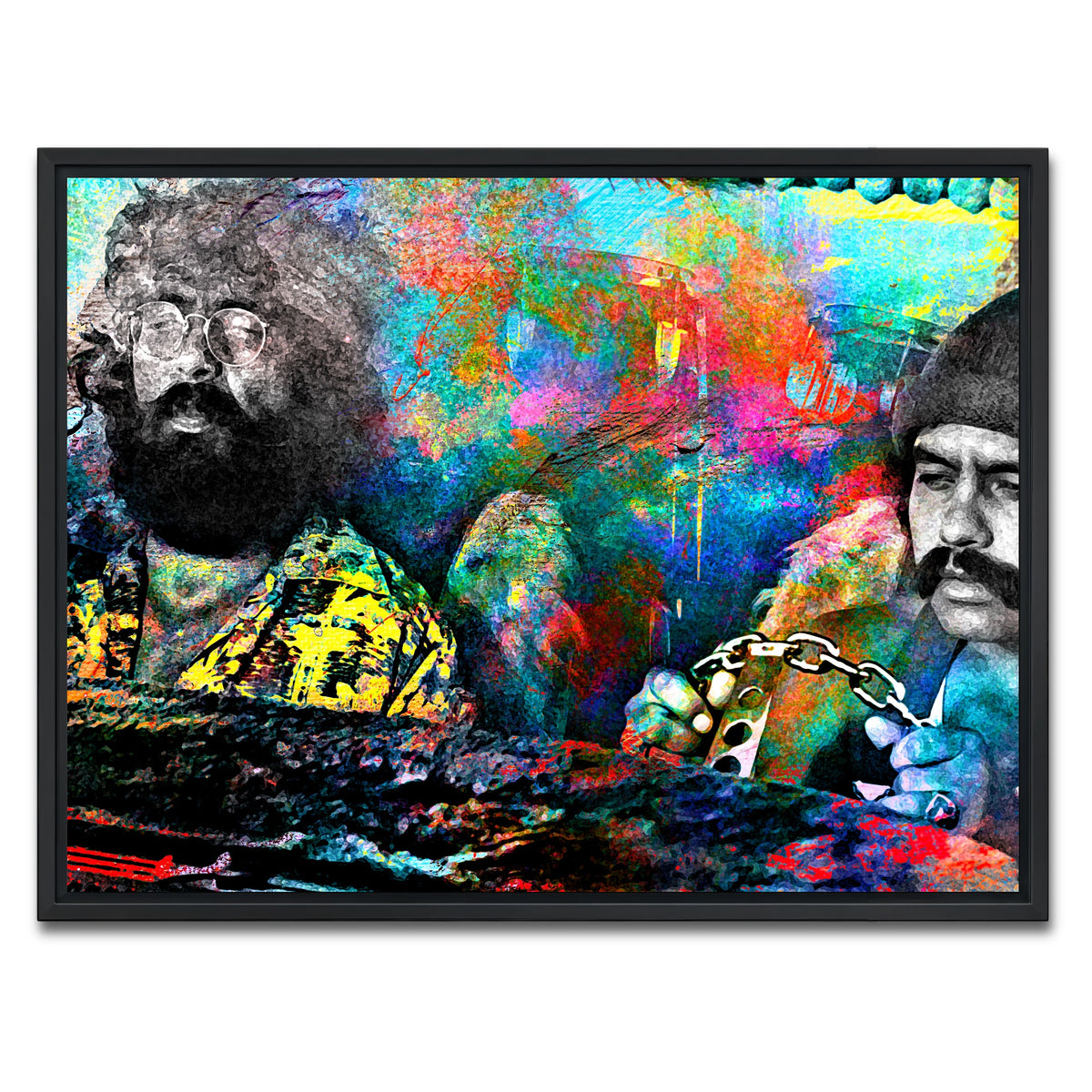 AUTO-MOCKUP WHITE | Cheech & Chong | 1 Piece | Black Framed Canvas | group=4x3