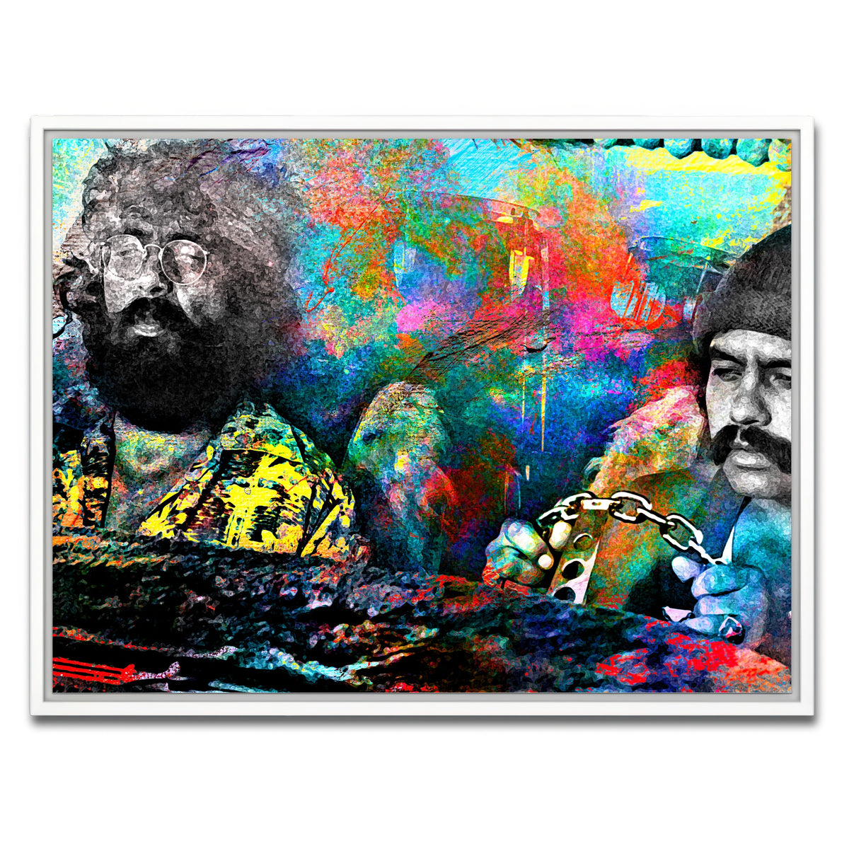 AUTO-MOCKUP WHITE | Cheech & Chong | 1 Piece | White Framed Canvas | group=4x3