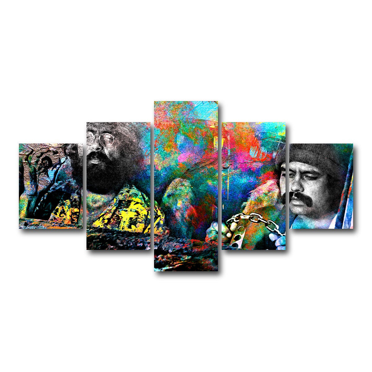 AUTO-MOCKUP WHITE | Cheech & Chong | 5 Piece | Gallery Wrap Canvas | group=5_short