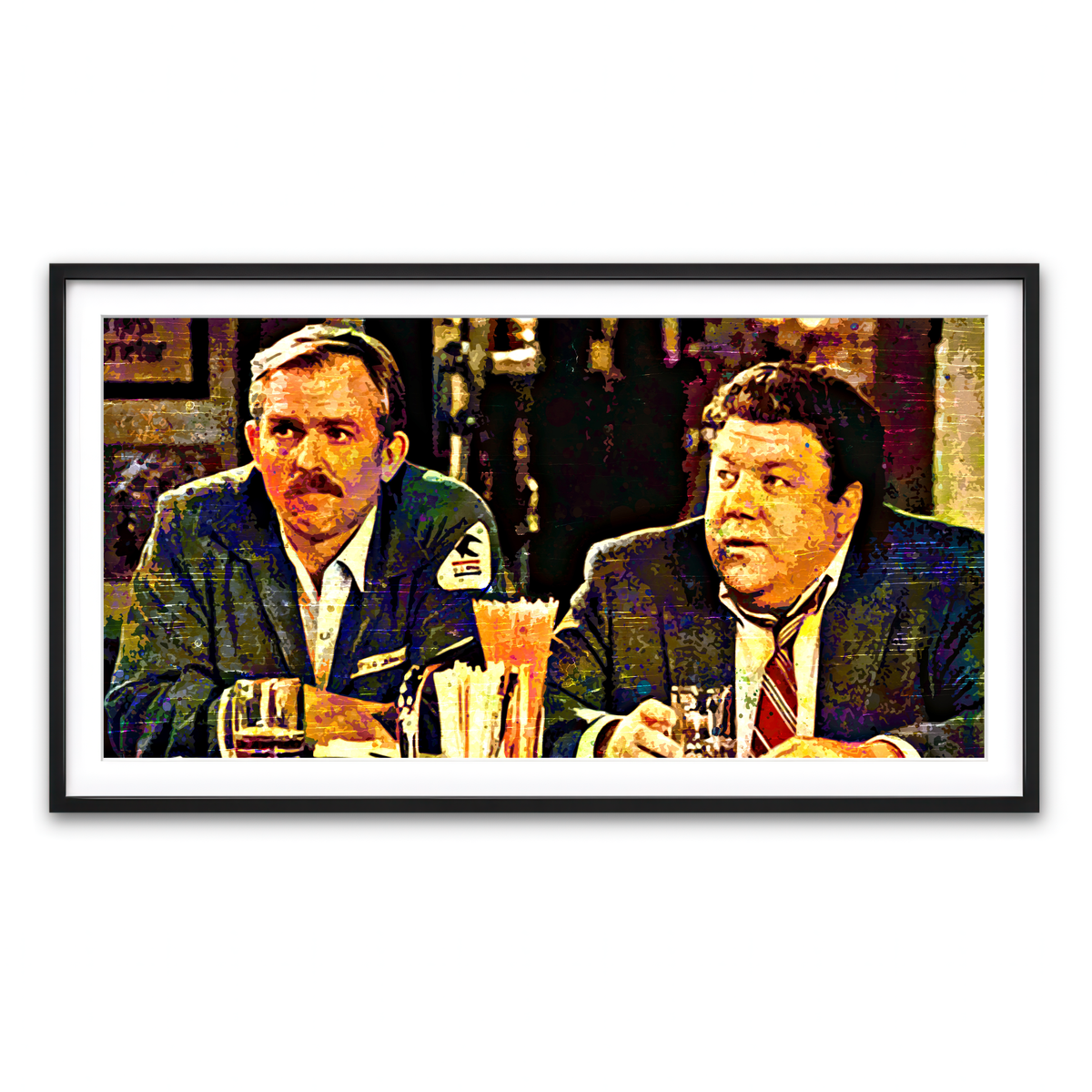 Framed Print 2x1 Black