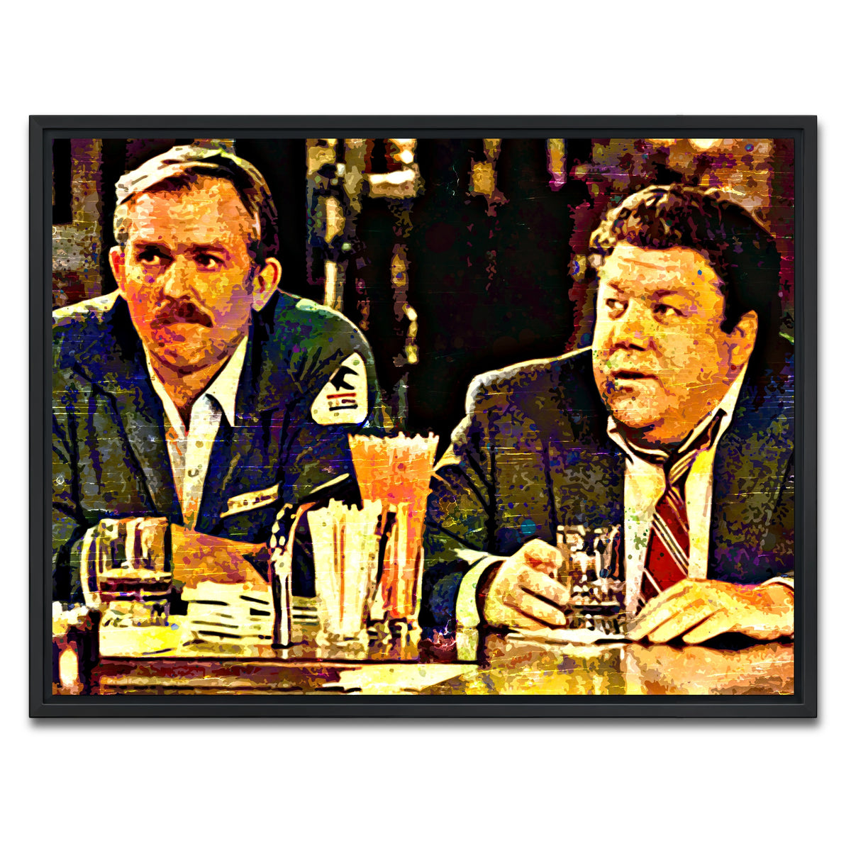 AUTO-MOCKUP WHITE | Cheers | 1 Piece | Black Frame | group=4x3