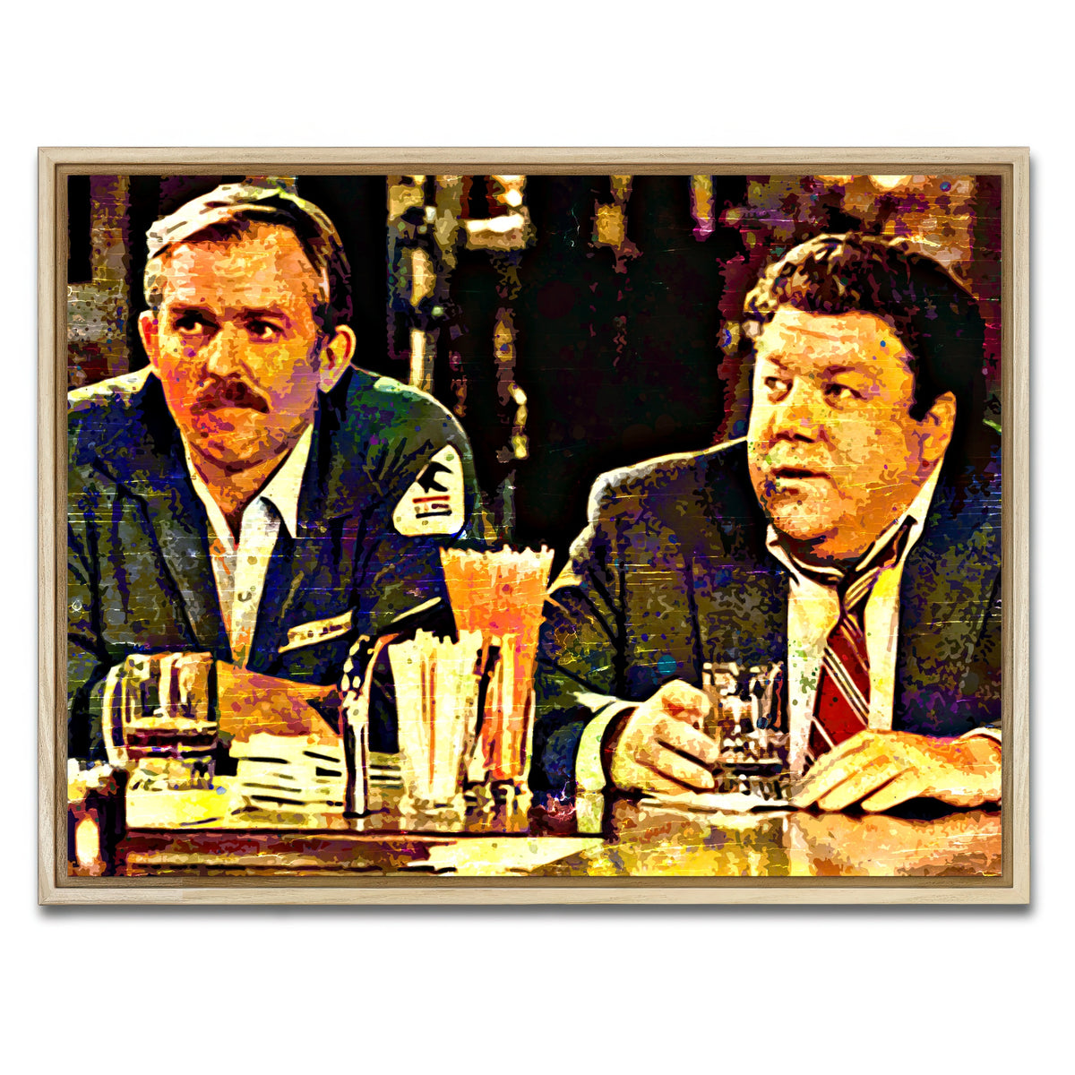 AUTO-MOCKUP WHITE | Cheers | 1 Piece | Natural Frame | group=4x3