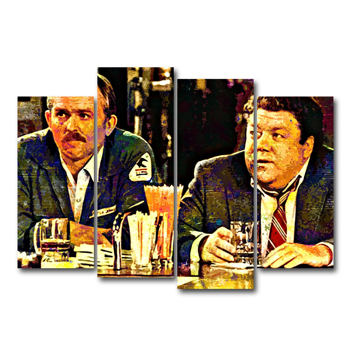 AUTO-MOCKUP WHITE | Cheers | 4 Piece | Gallery Wrapped | group=4_normal