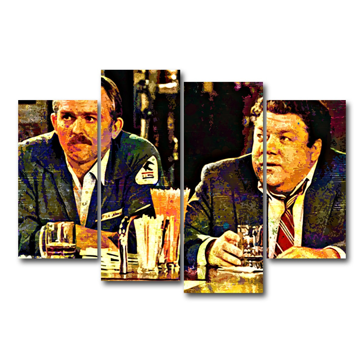 AUTO-MOCKUP WHITE | Cheers | 4 Piece | Gallery Wrapped | group=4_short