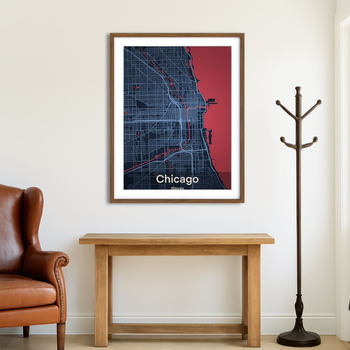AUTO-MOCKUP ROOM | Chicago Wall Art