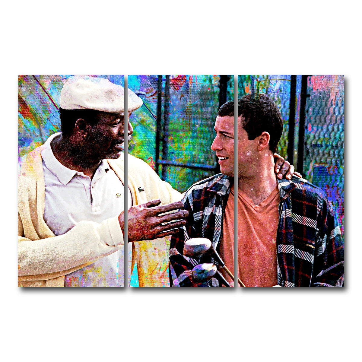 AUTO-MOCKUP WHITE | Chubbs & Happy | 3 Piece | Gallery Wrap Canvas | group=12x24