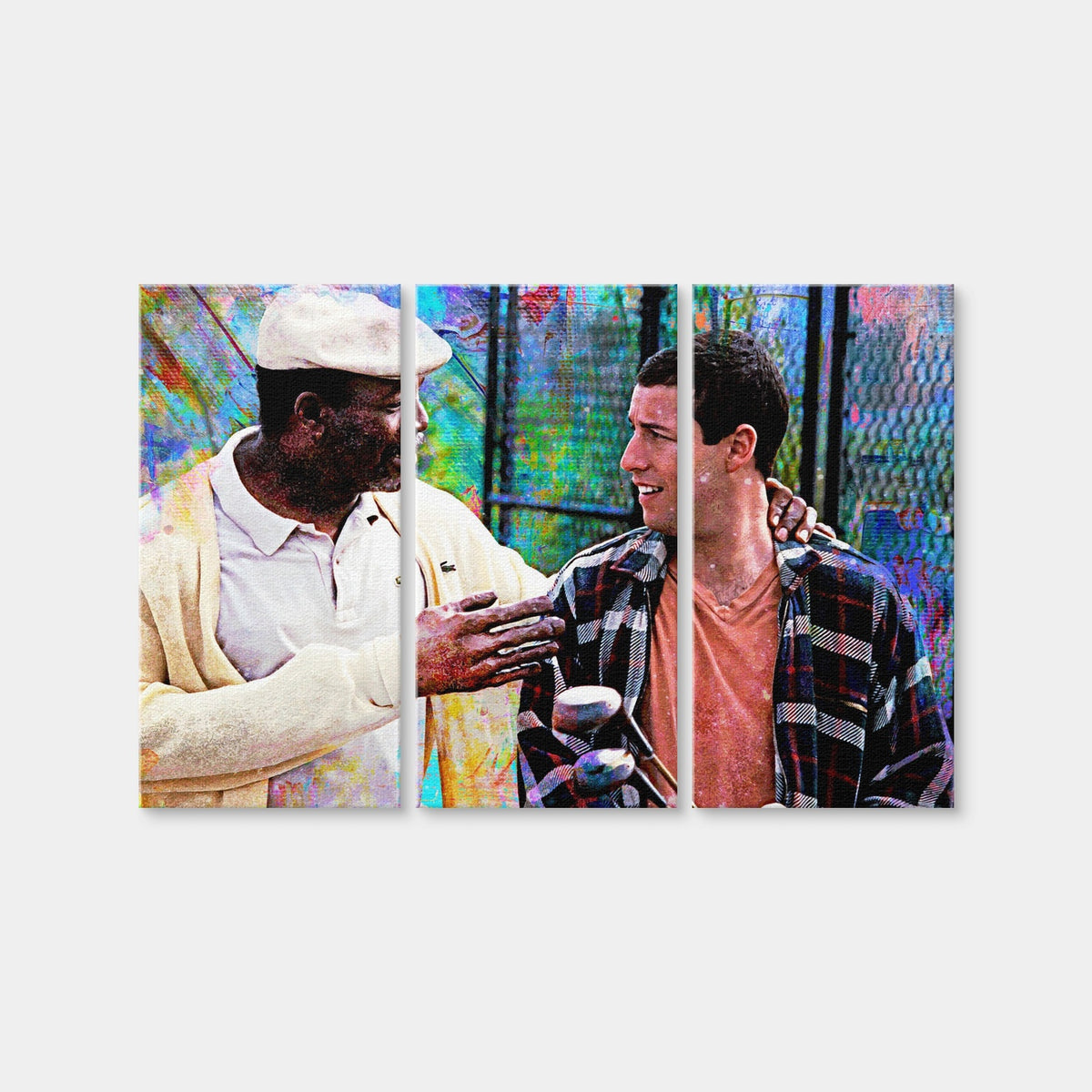 AUTO-MOCKUP WHITE | Chubbs & Happy | 3 Piece | Gallery Wrap Canvas | group=12x24