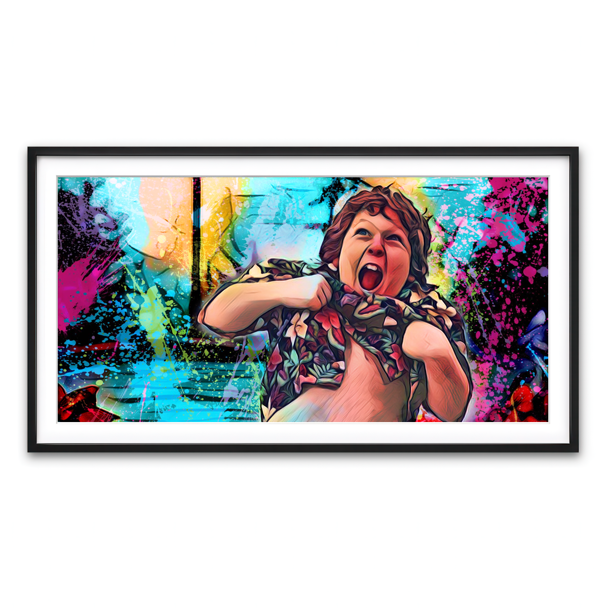 Framed Print 2x1 Black