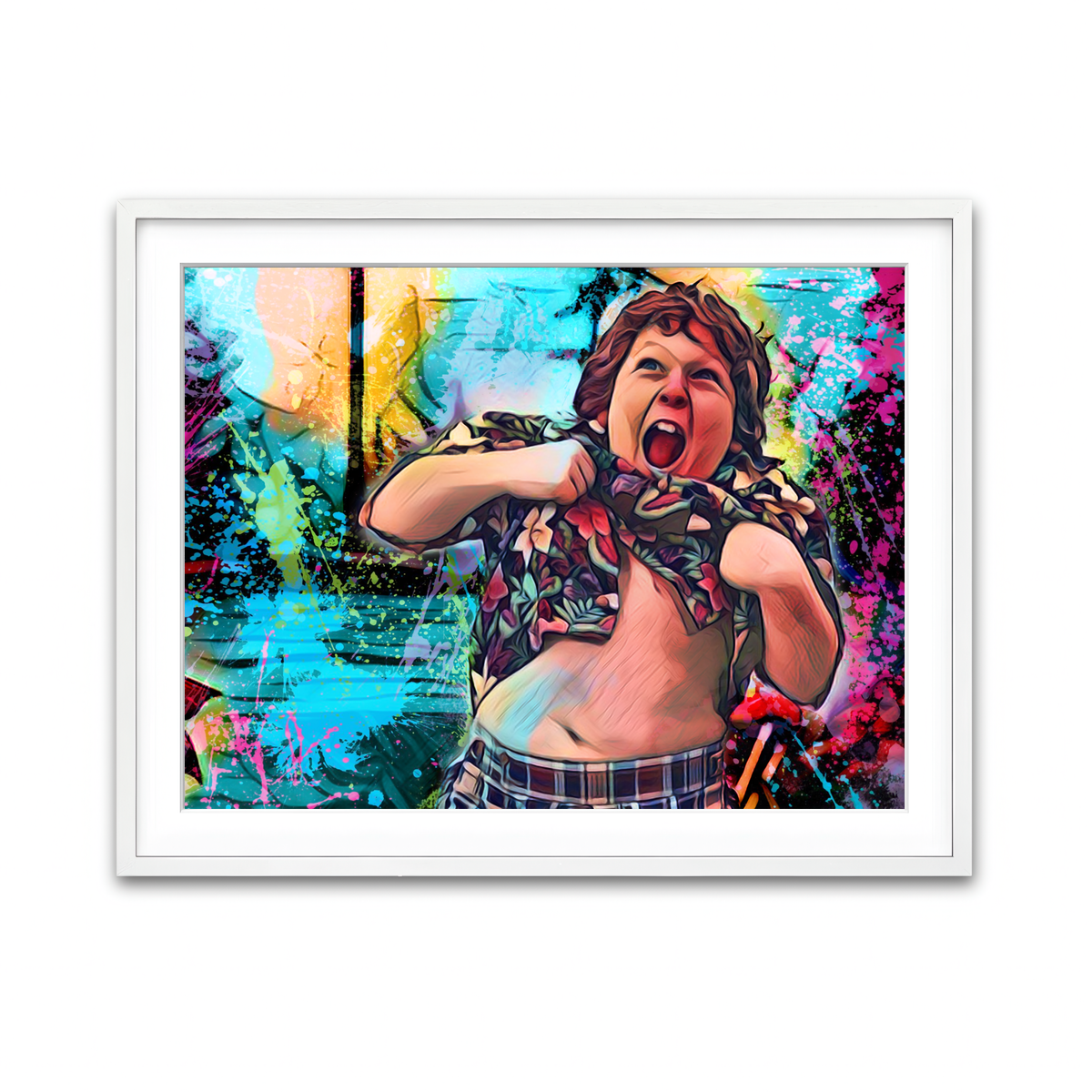 Framed Print 4x3 White