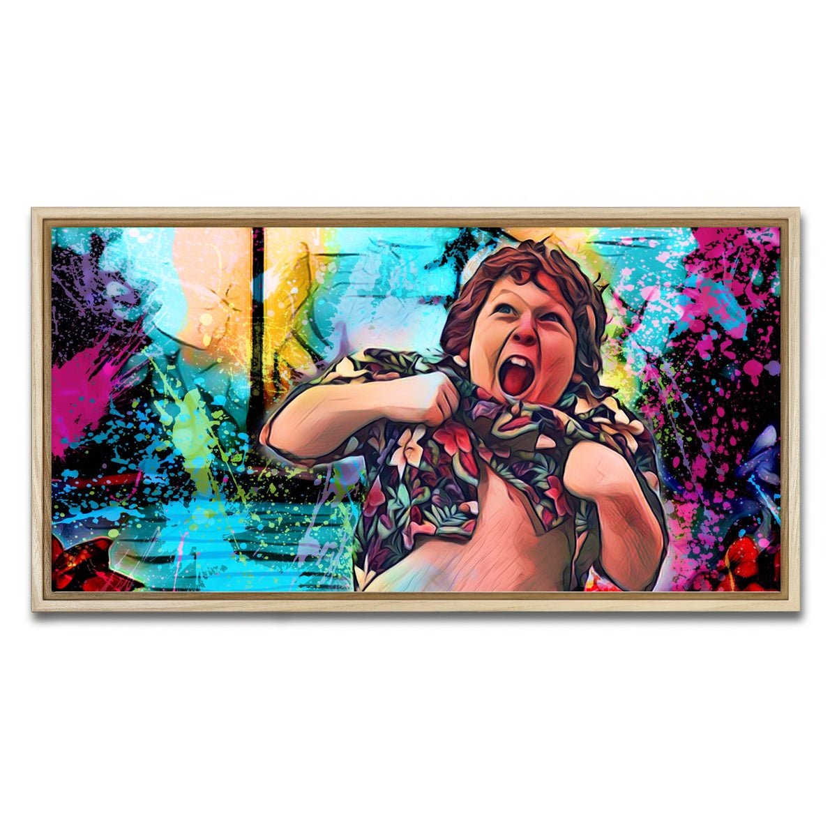 AUTO-MOCKUP WHITE | Chunk | 1 Piece | Natural Framed Canvas | group=2x1