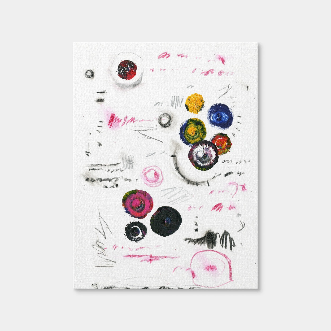 AUTO-MOCKUP WHITE | Circle Color | 1 Piece | Gallery Wrap Canvas | group=3x4