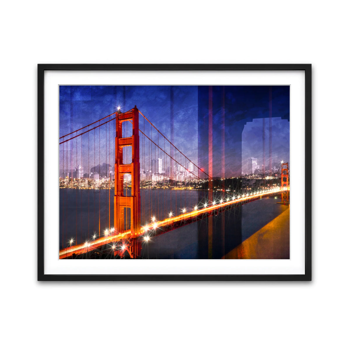 City Art Golden Gate Bridge Composing Wall Art