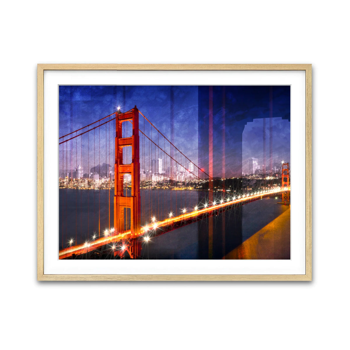 City Art Golden Gate Bridge Composing Wall Art