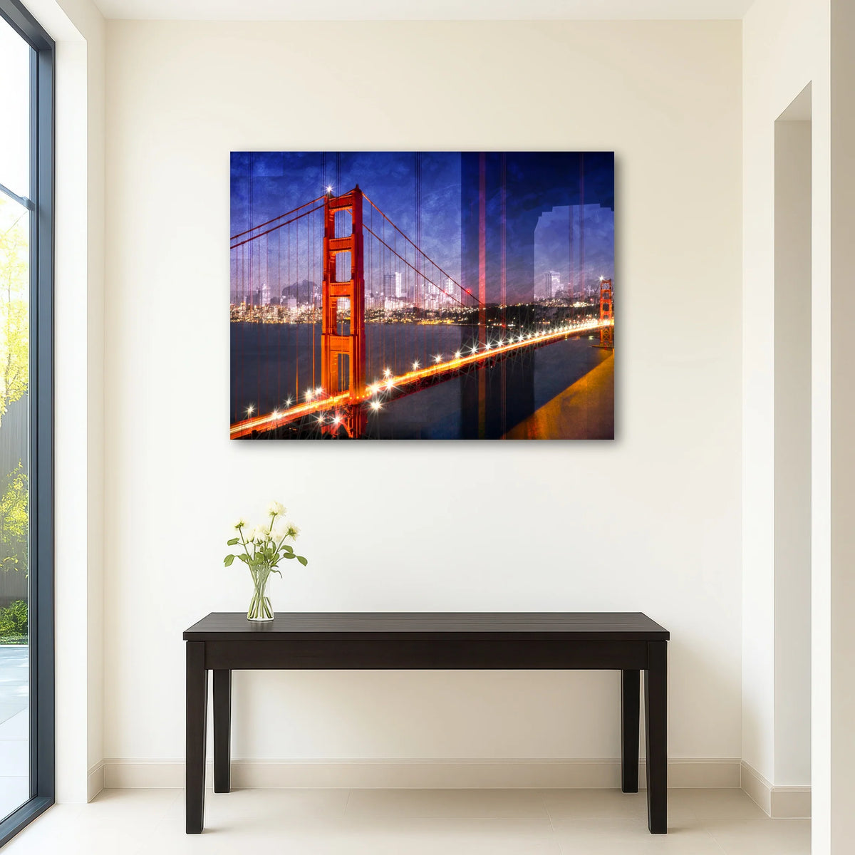 City Art Golden Gate Bridge Composing Wall Art