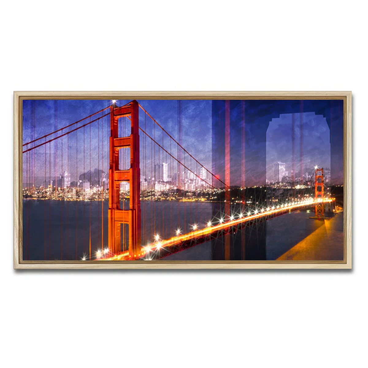 City Art Golden Gate Bridge Composing Wall Art