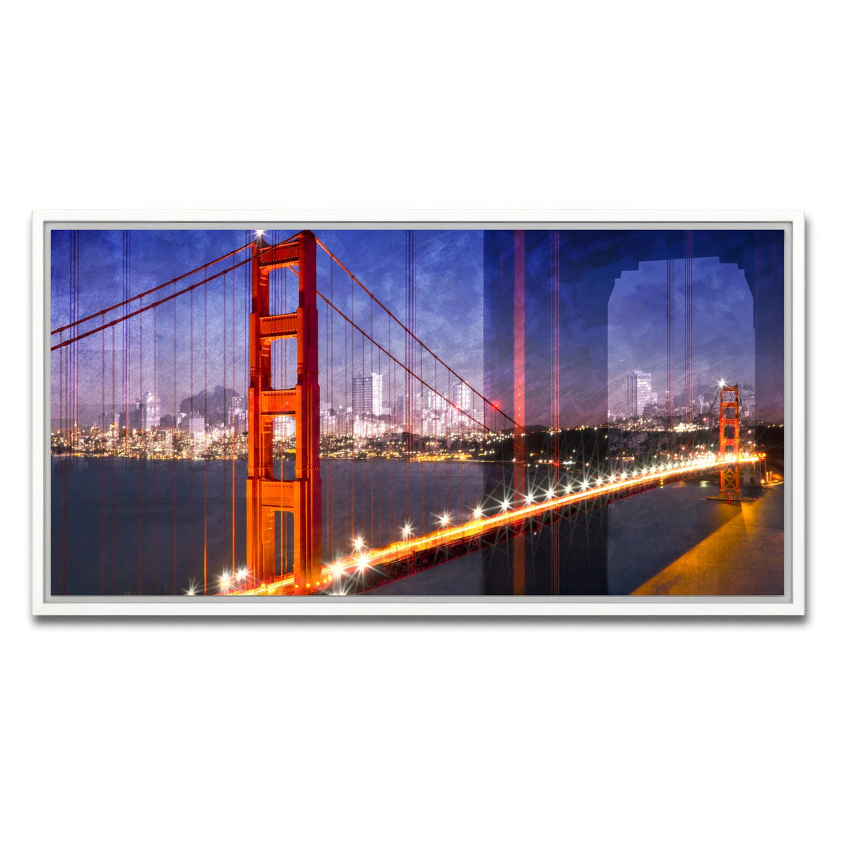 City Art Golden Gate Bridge Composing Wall Art