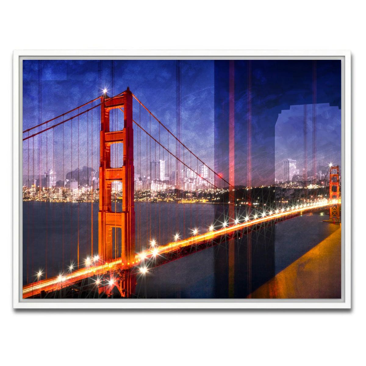 City Art Golden Gate Bridge Composing Wall Art