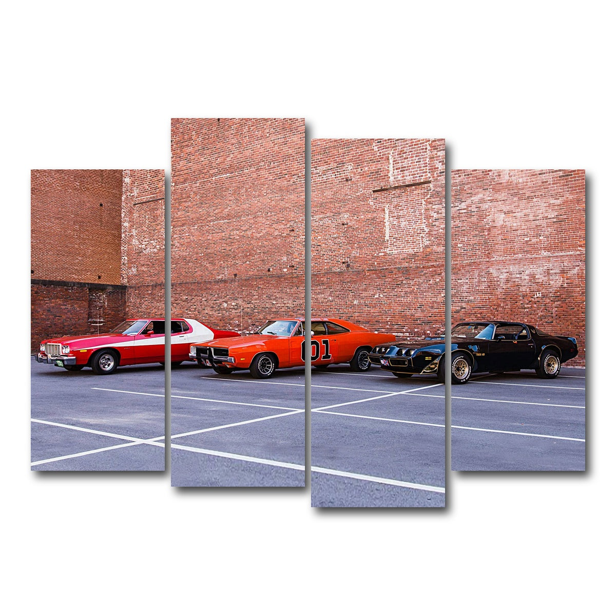 Classic Movie Cars Wall Art