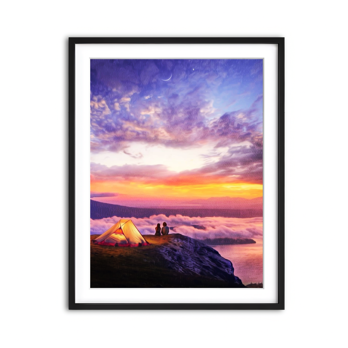 Framed Print 3x4 Black