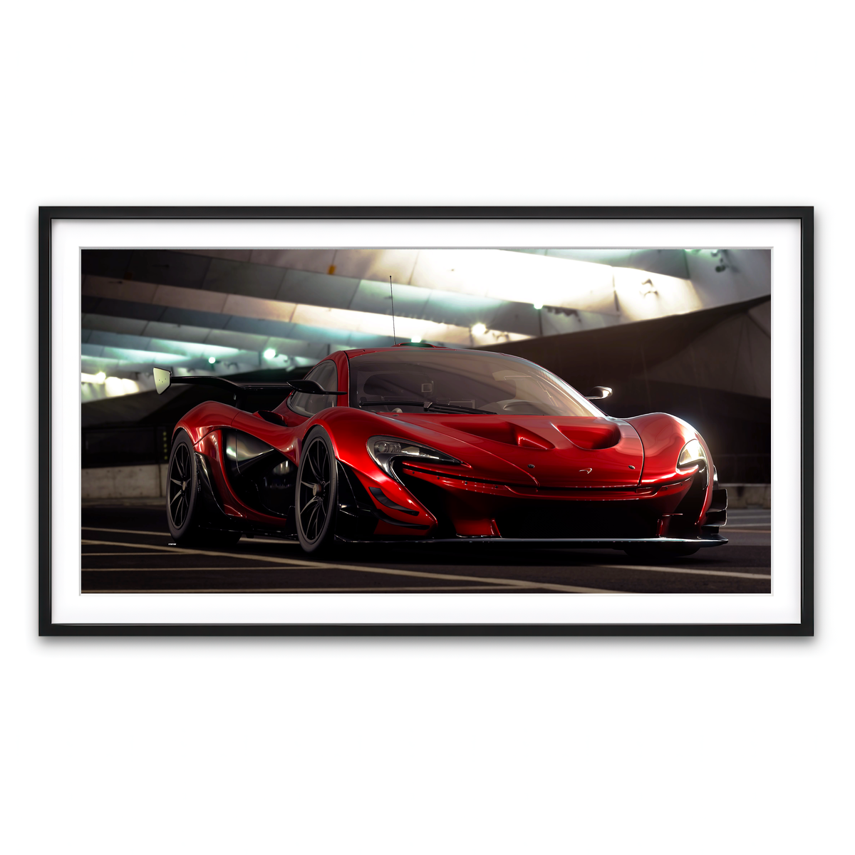 Framed Print 2x1 Black