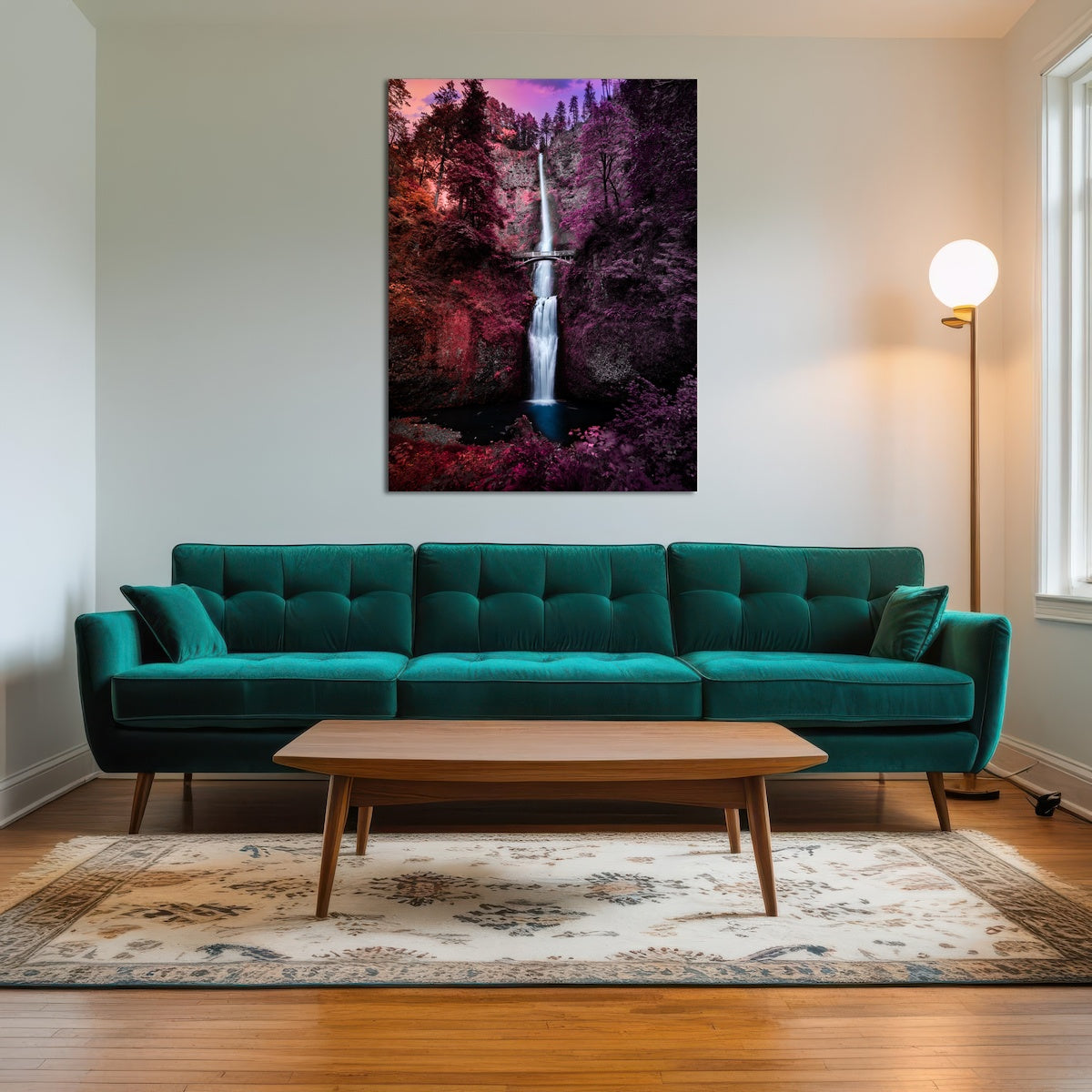 AUTO-MOCKUP ROOM | Colorful Falls