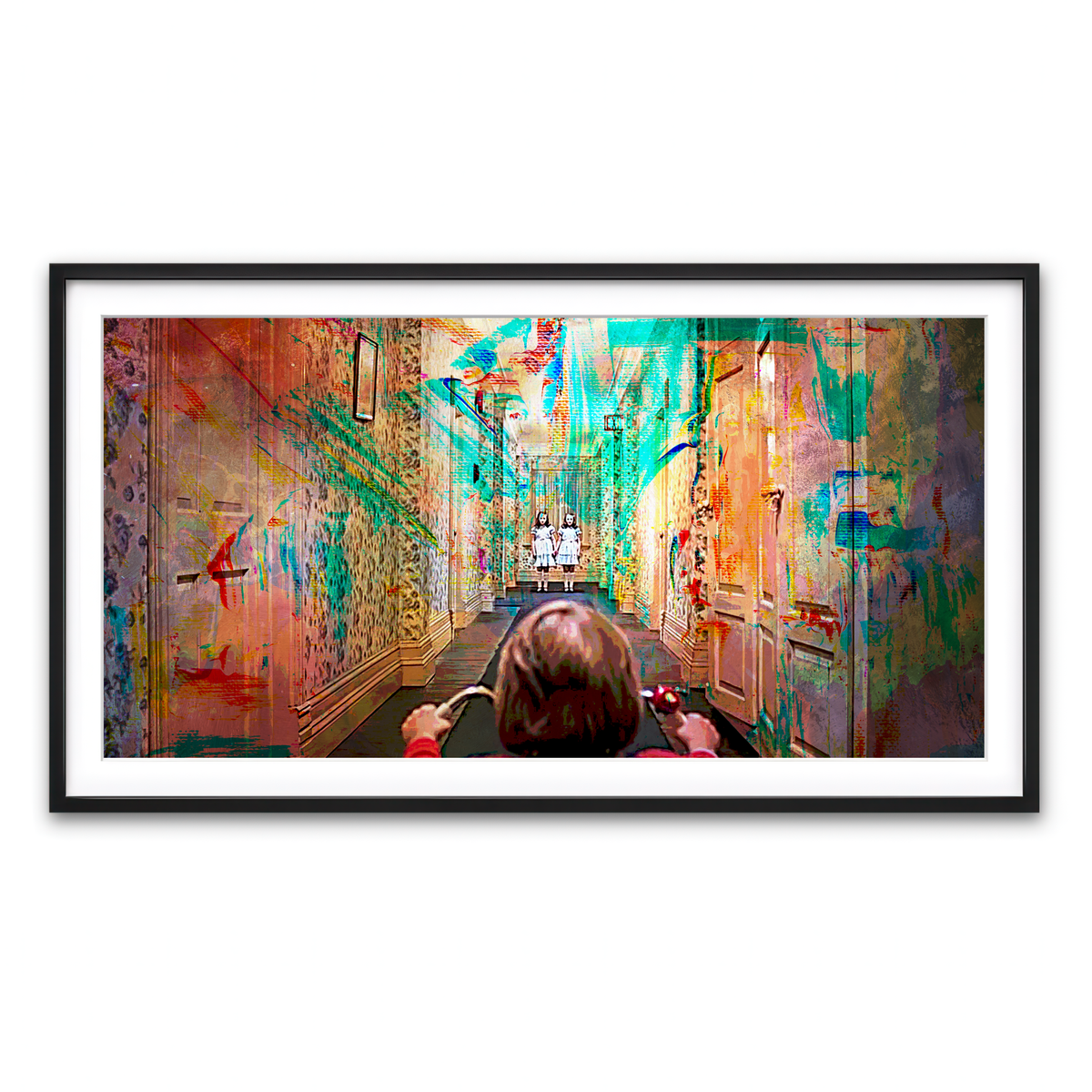 Framed Print 2x1 Black