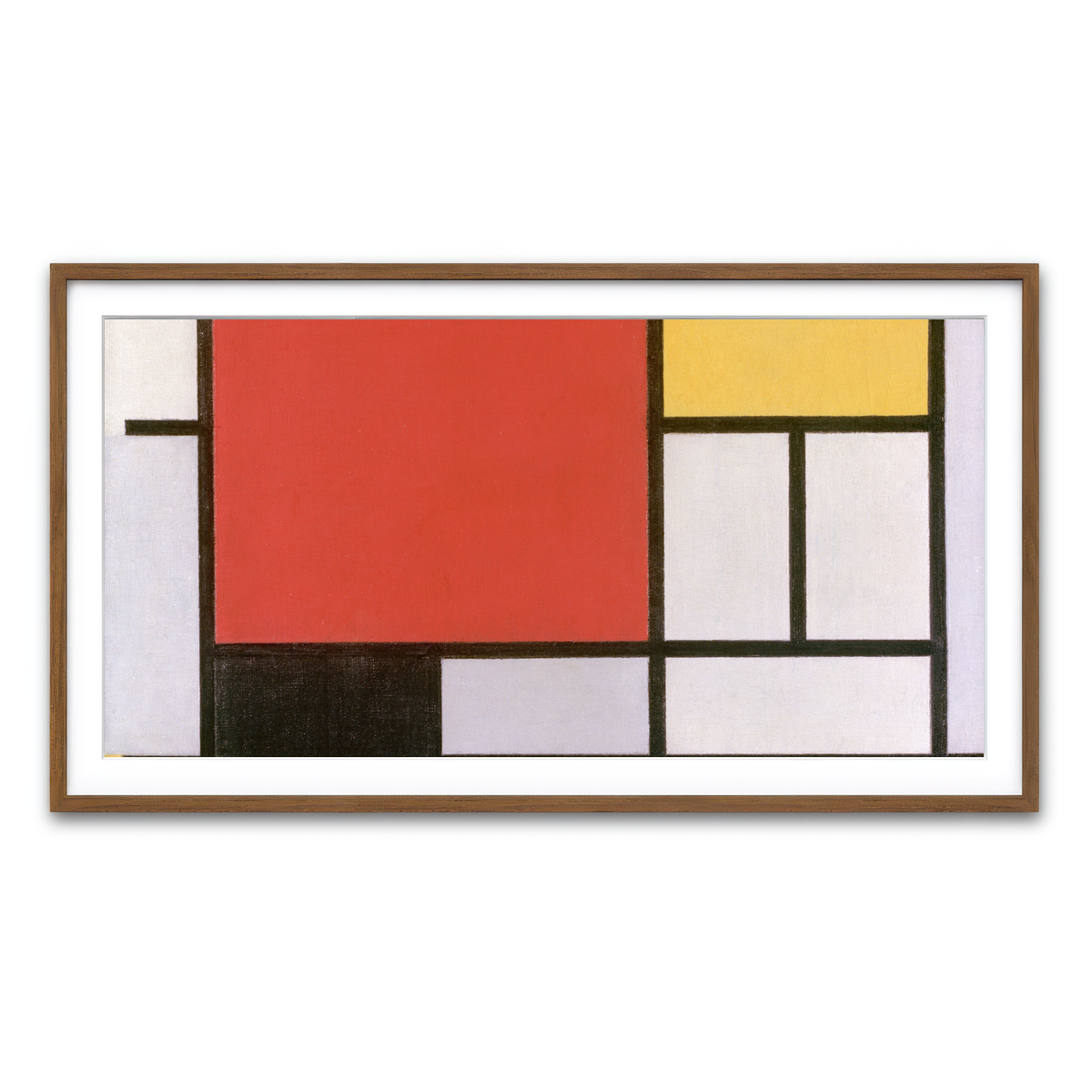 Framed Print 2x1 Walnut