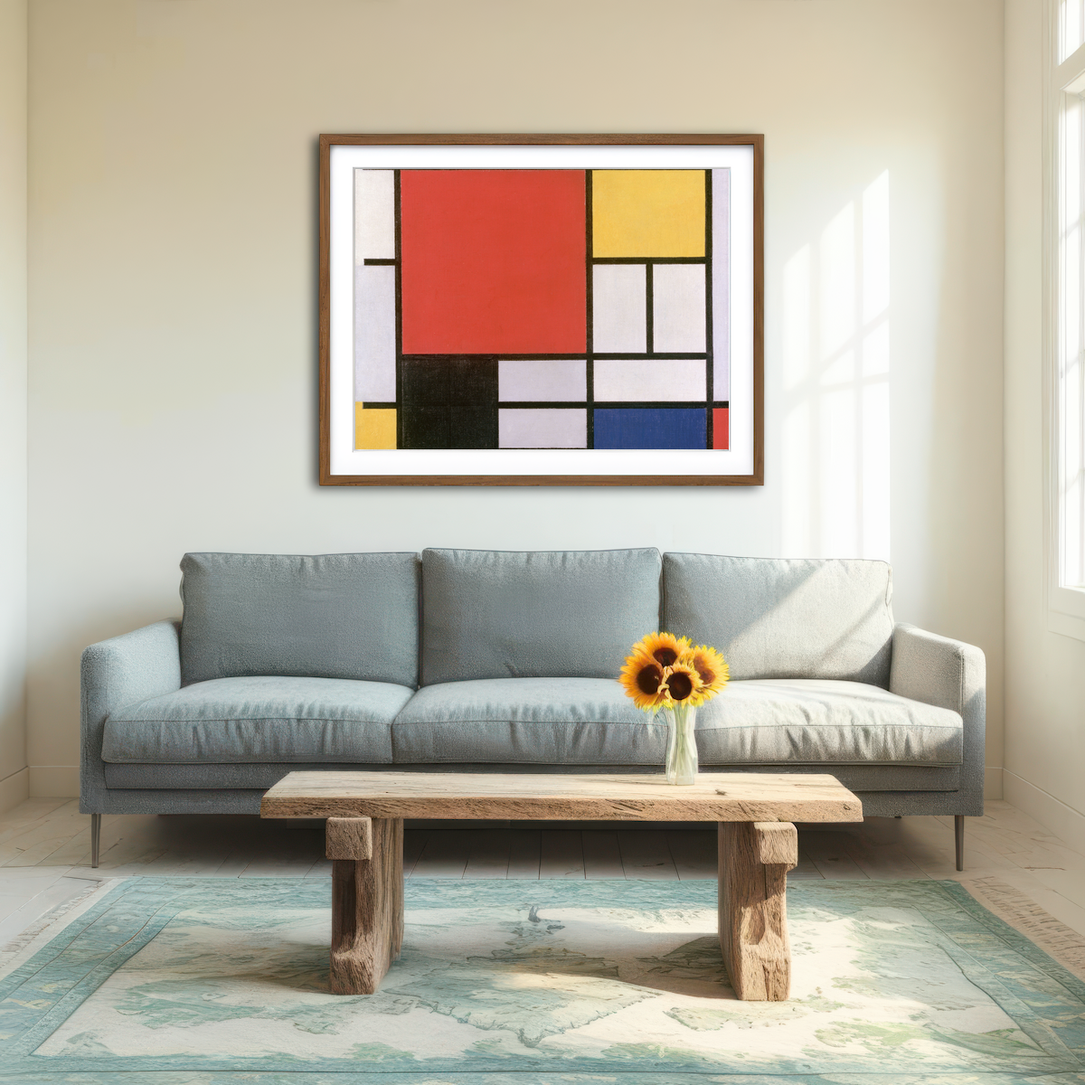 AUTO-MOCKUP ROOM | Composition No III Wall Art