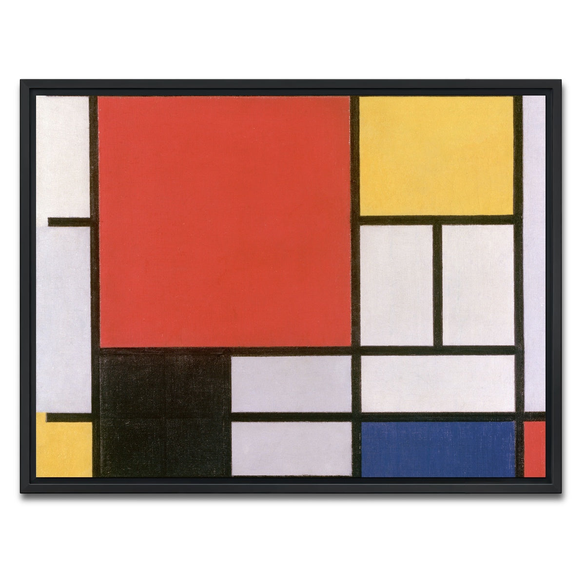 AUTO-MOCKUP WHITE | Composition No III | 1 Piece | Black Framed Canvas | group=4x3