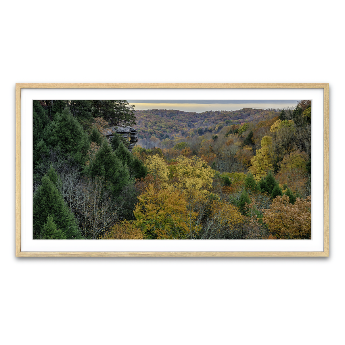 Framed Print 2x1 Natural