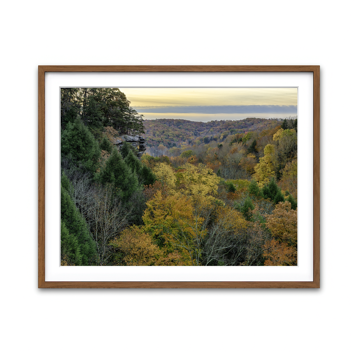 Framed Print 4x3 Walnut