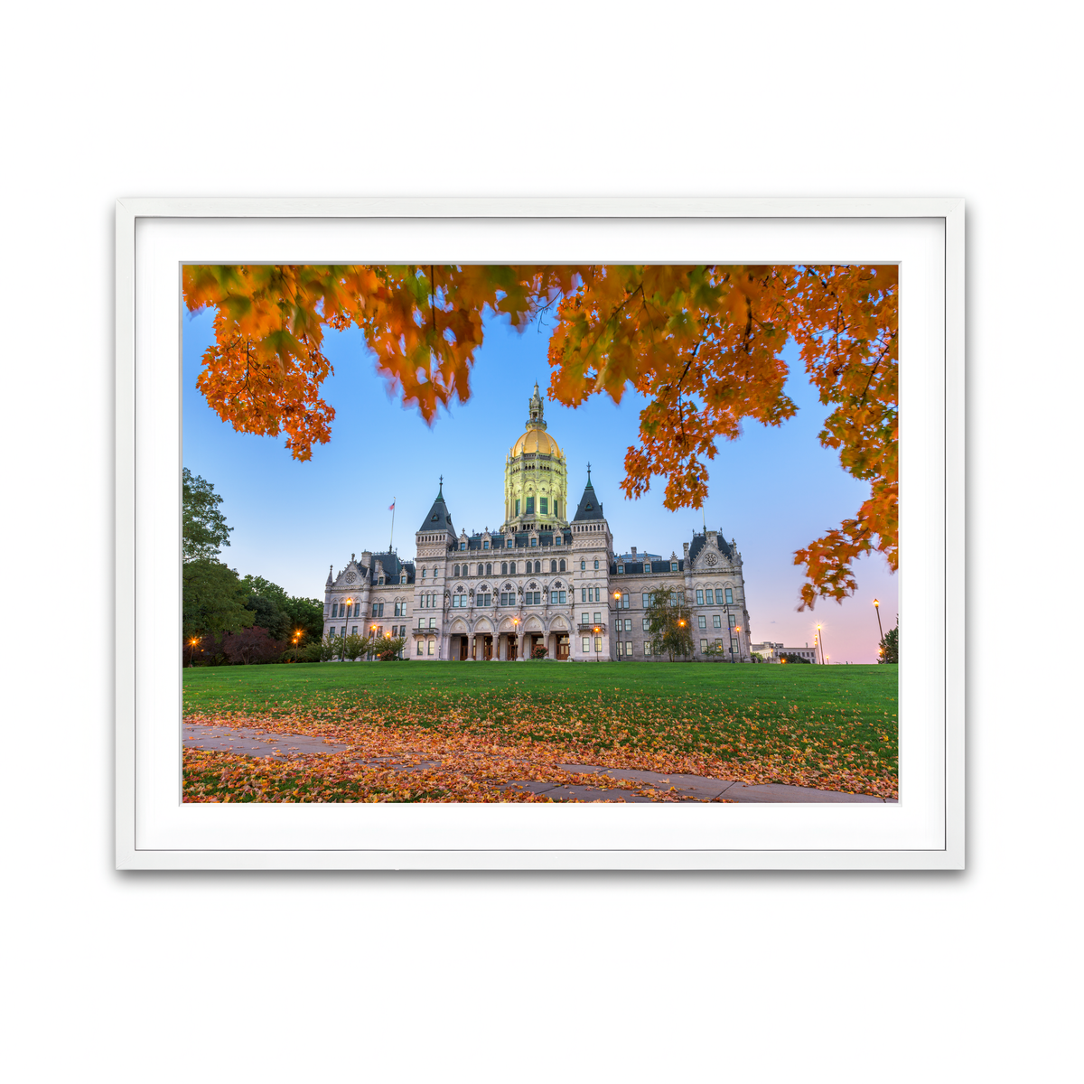 Framed Print 4x3 White