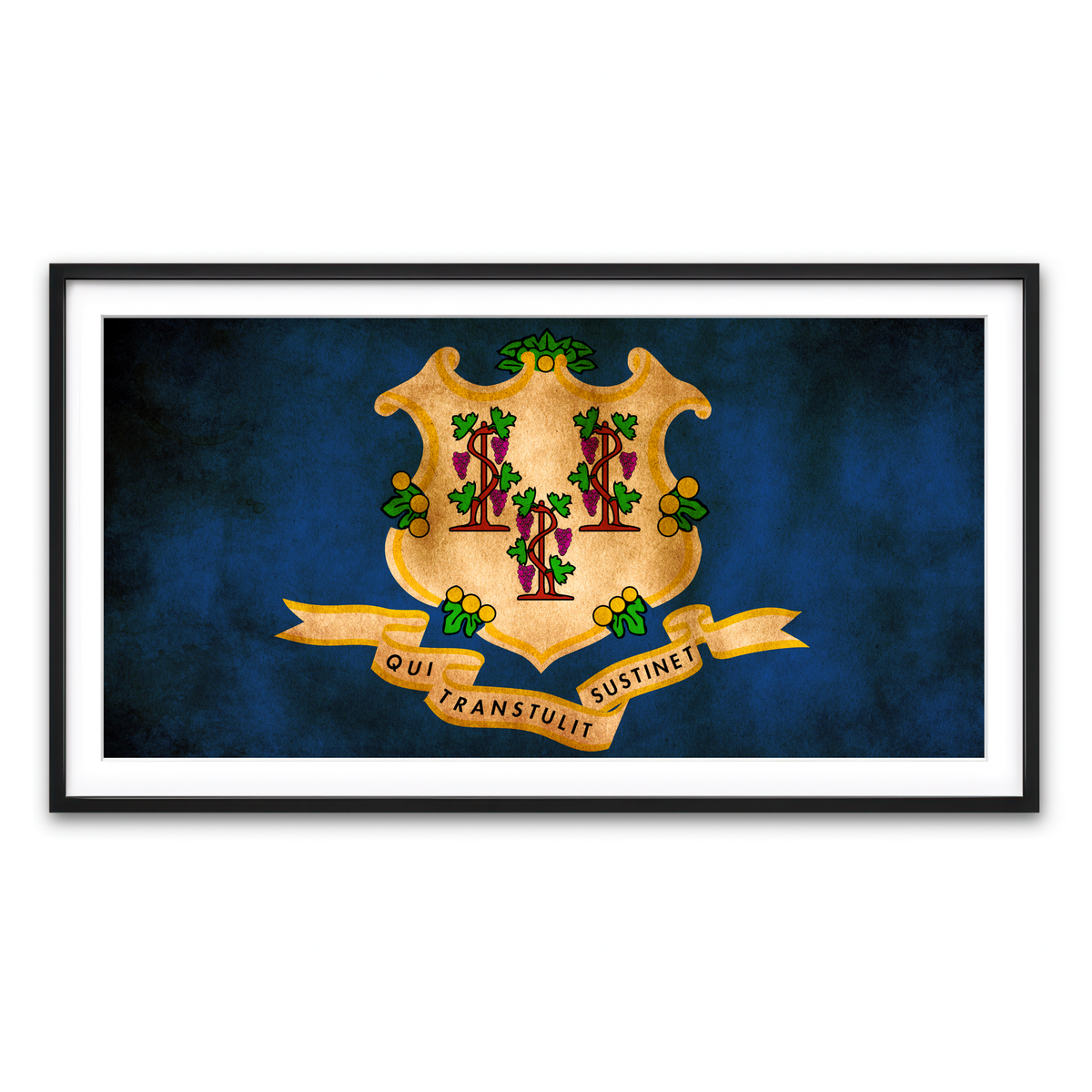 Framed Print 2x1 Black